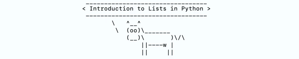Introduction to Lists in Python